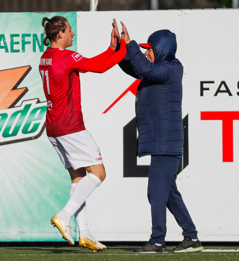 Óli Kalli lék með Val frá 2018 til 2020.