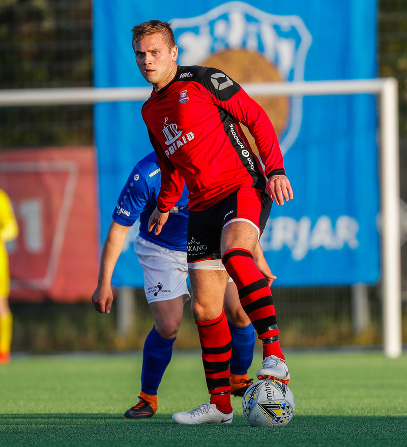 Magnús Þórir Matthíasson skoraði tvö mörk fyrir Kórdrengi í kvöld.