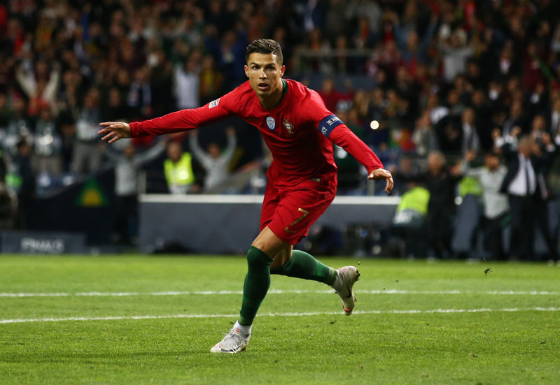 Cristiano Ronaldo skoraði fjögur fyrir Portúgal
