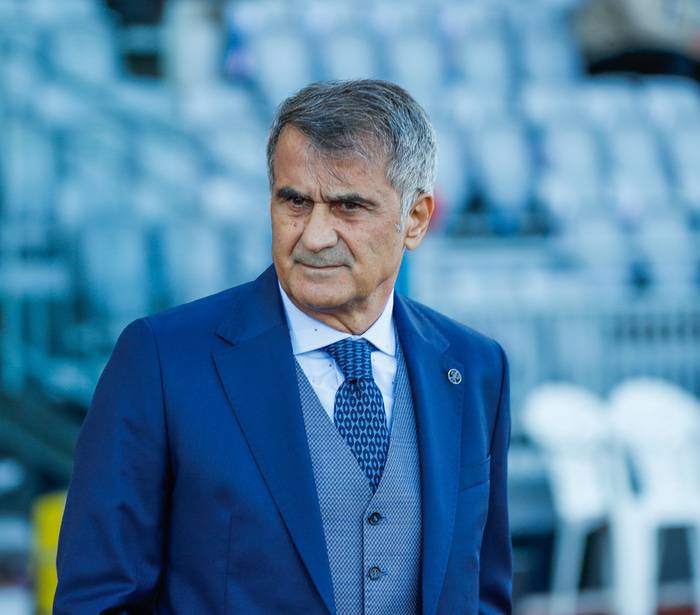 Senol Gunes þjálfari Tyrklands.