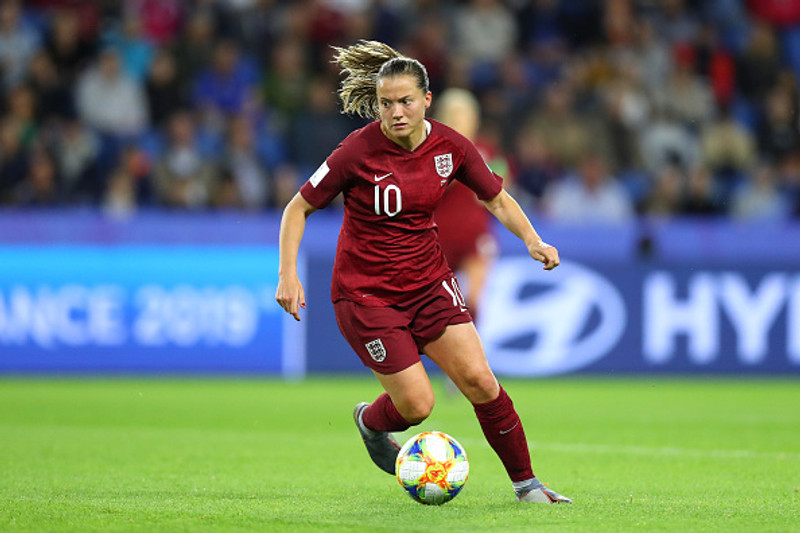Fran Kirby í leiknum.