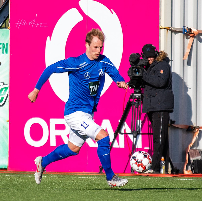 Þorsteinn Már skoraði bæði mörk Stjörnunnar í kvöld.