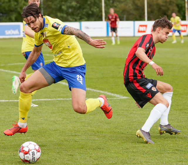 Alexander Groven á sprettinum.