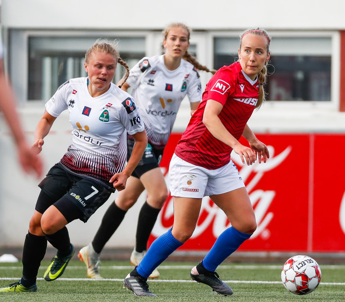 Það verður hart barist á Kópavogsvelli í kvöld.