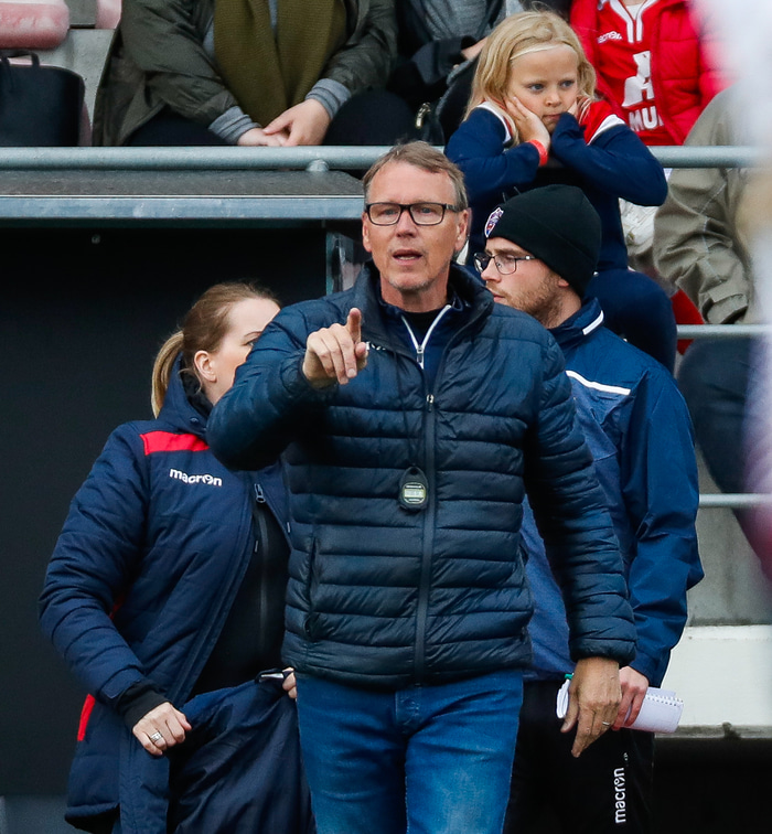 Pétur sló á létta strengi eftir leik.