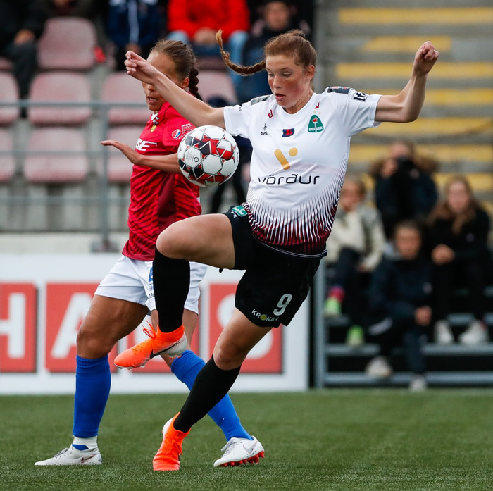 Karólína Lea Vilhjálmsdóttir er í liðinu.