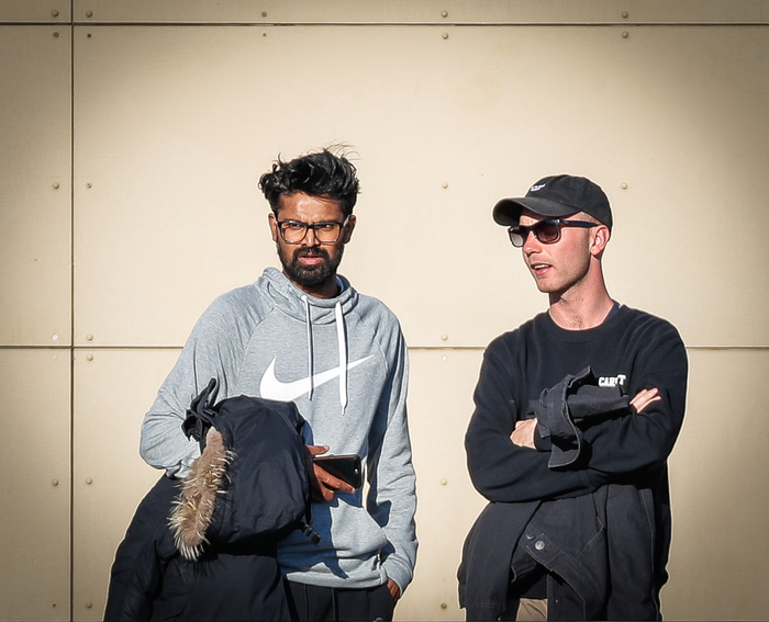 Bjarni Helgason (til vinstri).