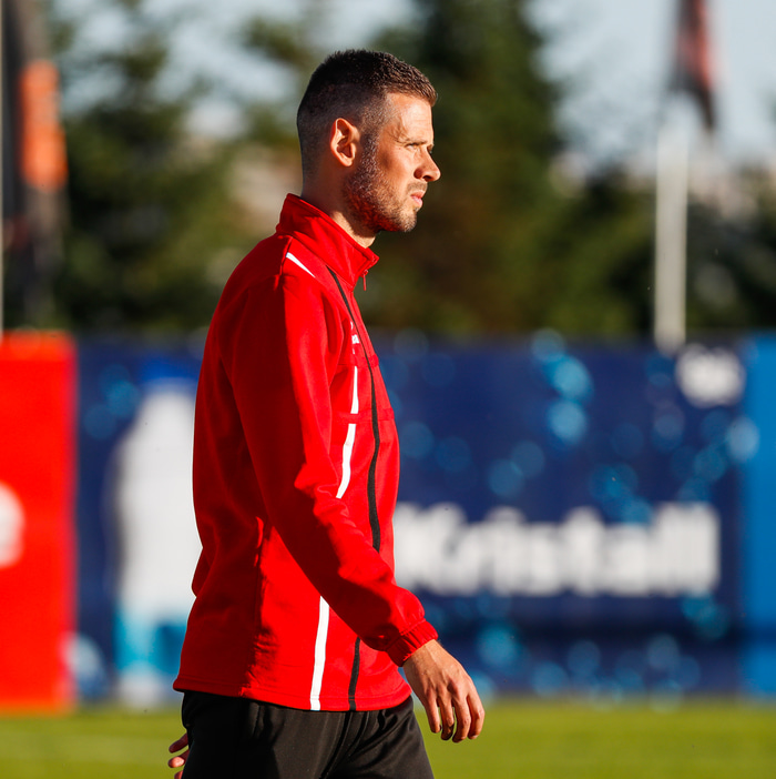 Jakob Leó er á sínu fyrsta tímabili með HK liðið.