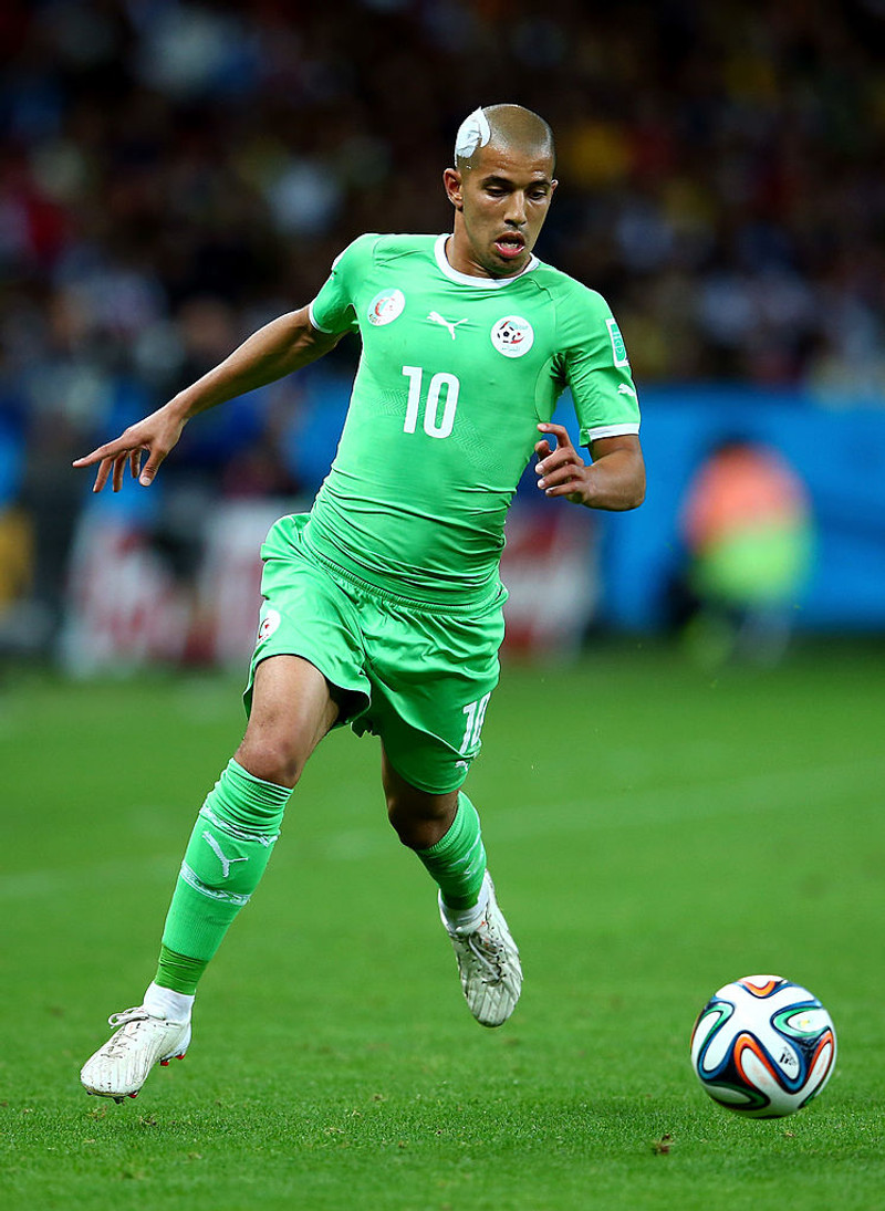 Sofiane Feghouli skoraði fyrir Alsír
