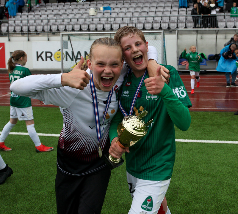 Myndaveisla: Breiðablik vann úrslitaleik Símamótsins
