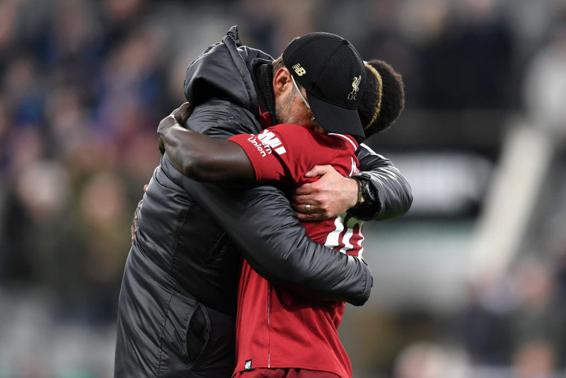 Jürgen Klopp og Sadio Mane eru miklir vinir