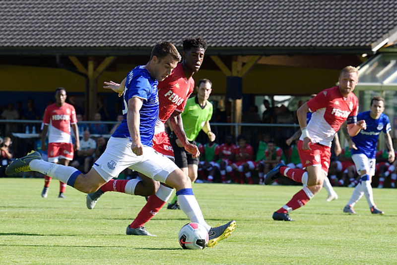Seamus Coleman skoraði eina mark Everton.
