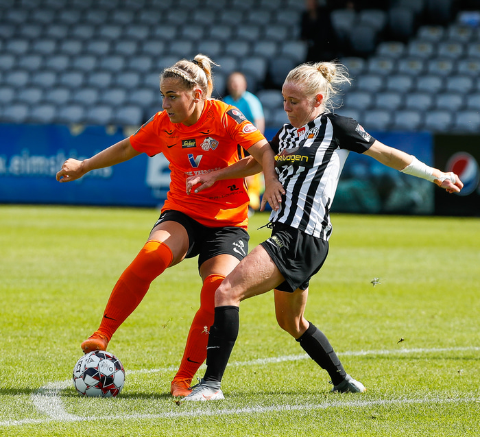 Andrea í leik gegn KR síðasta sumar.