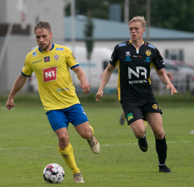 Almarr Ormarsson átti góðan leik gegn ÍA.