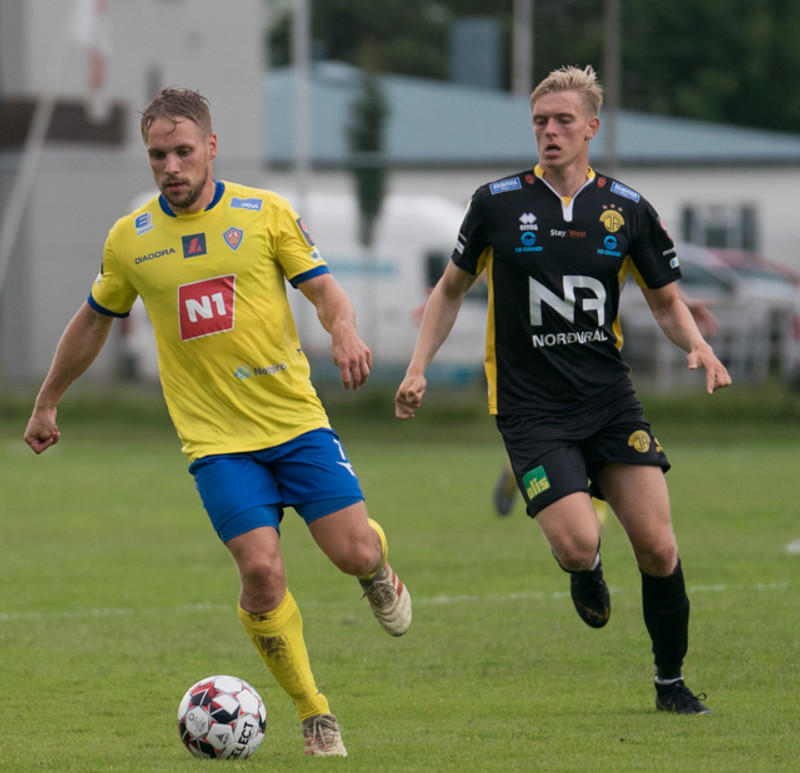 Almarr Ormarsson átti góðan leik gegn ÍA.