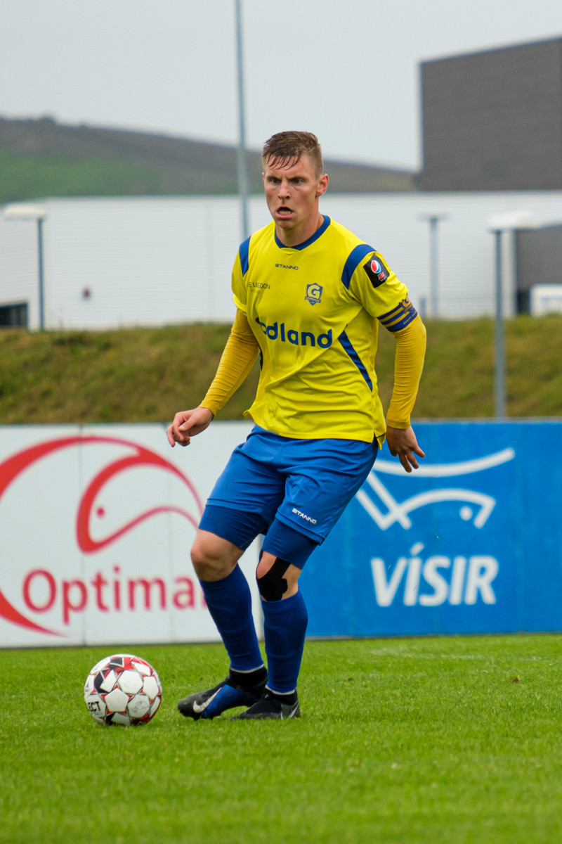 Gunnar Þorsteinsson fyrirliði Grindavíkur.