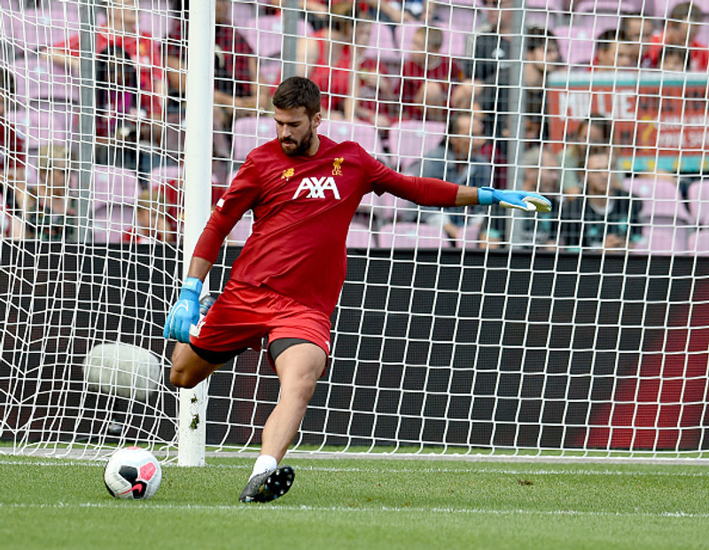 Sjáðu markvörslu Alisson og klúður Salah