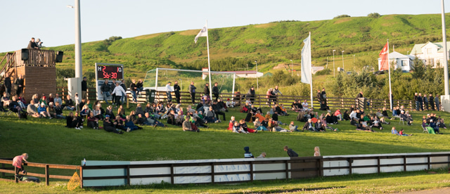 Grasbrekkann við völlin á Húsavík