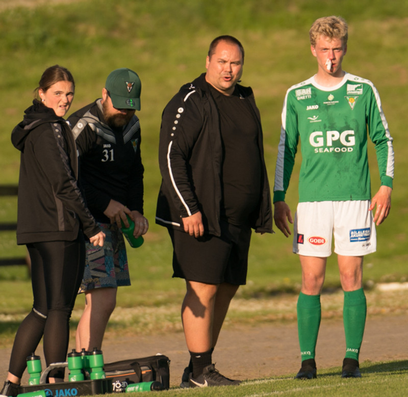 Jóhann Kristinn Gunnarsson þjálfari Völsungs.