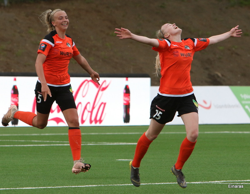 Stefanía Ragnarsdóttir skoraði fyrir Fylki