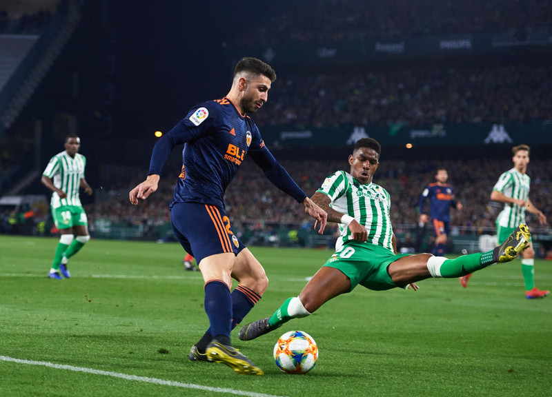 Piccini í leik með Valencia.