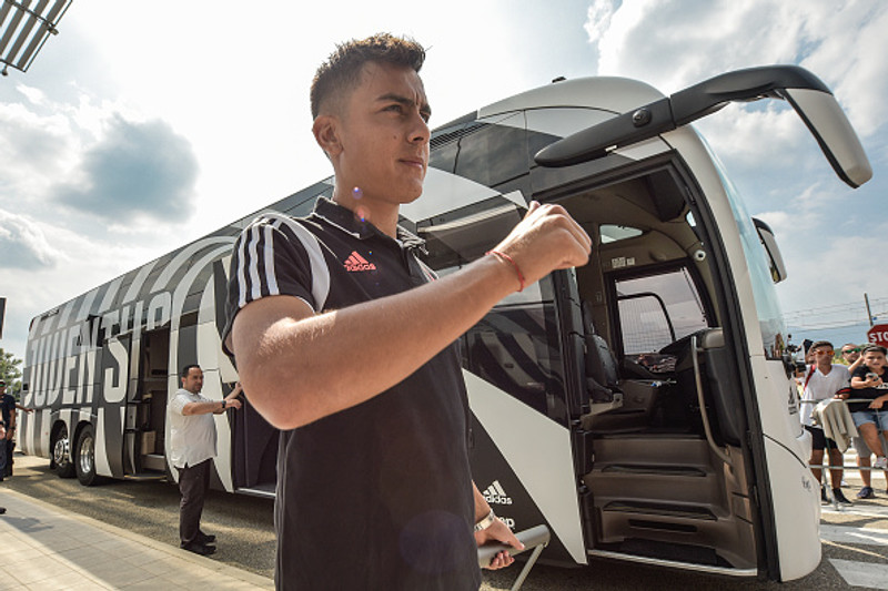 Dybala gerði jöfnunarmark Juventus.