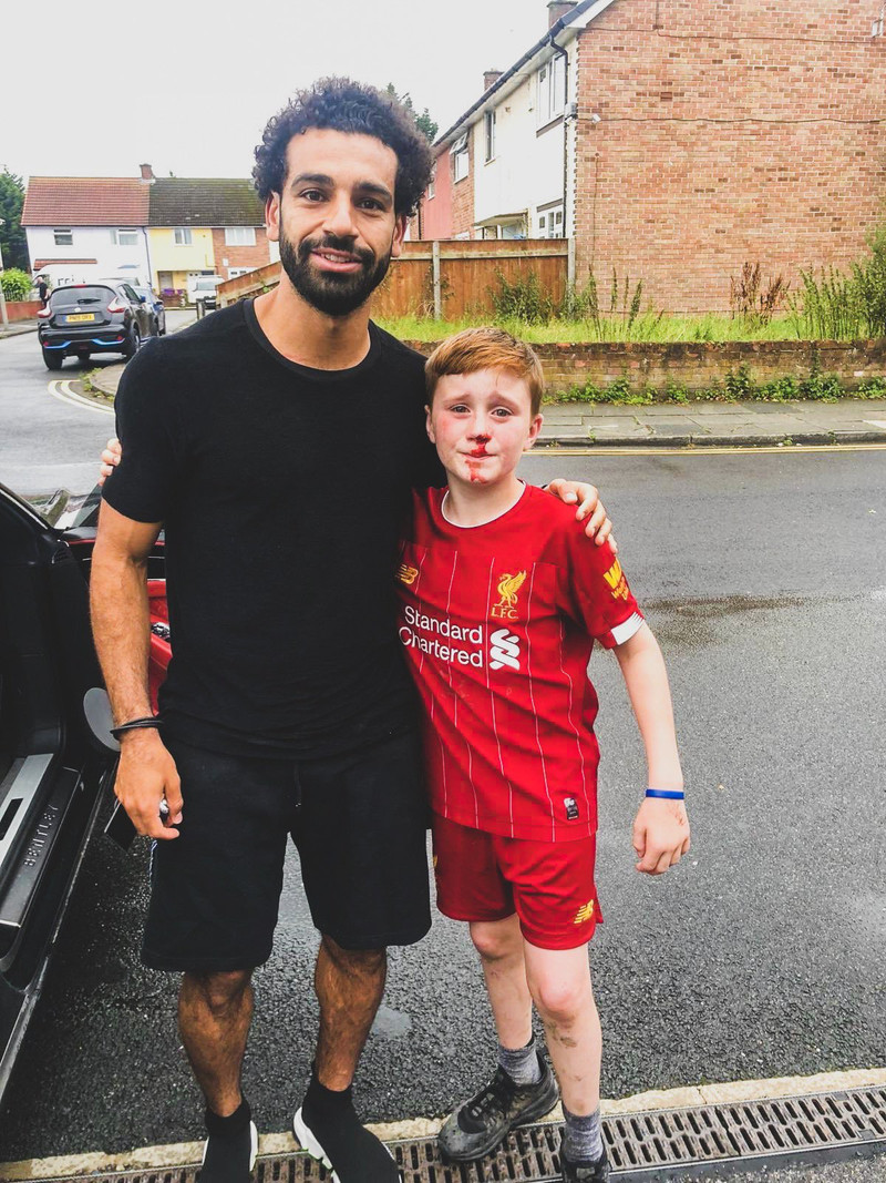 Mohamed Salah og Louis Fowler.