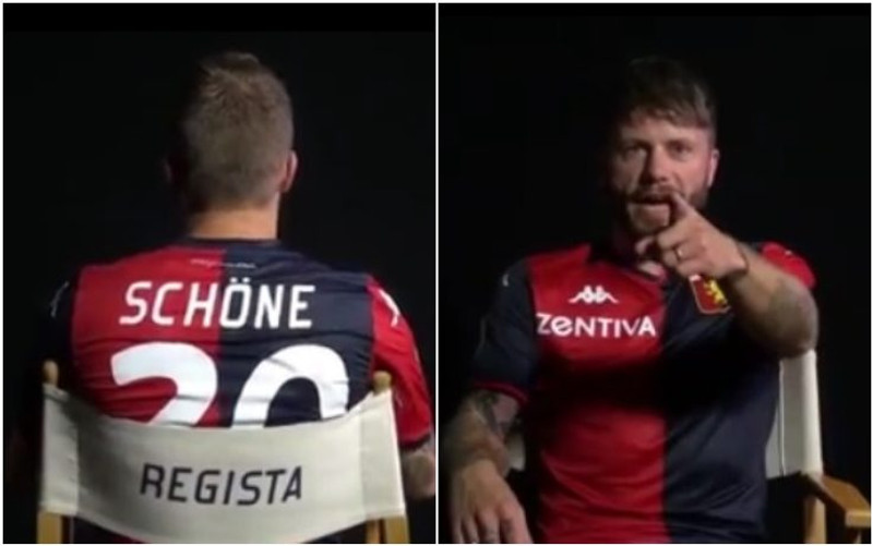 Ítalía: Schöne skoraði í fyrsta keppnisleiknum með Genoa