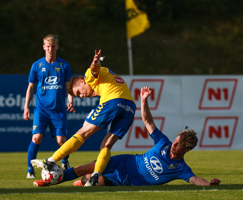 Myndaveisla: Markalaust í toppslag Fjölnis og Gróttu