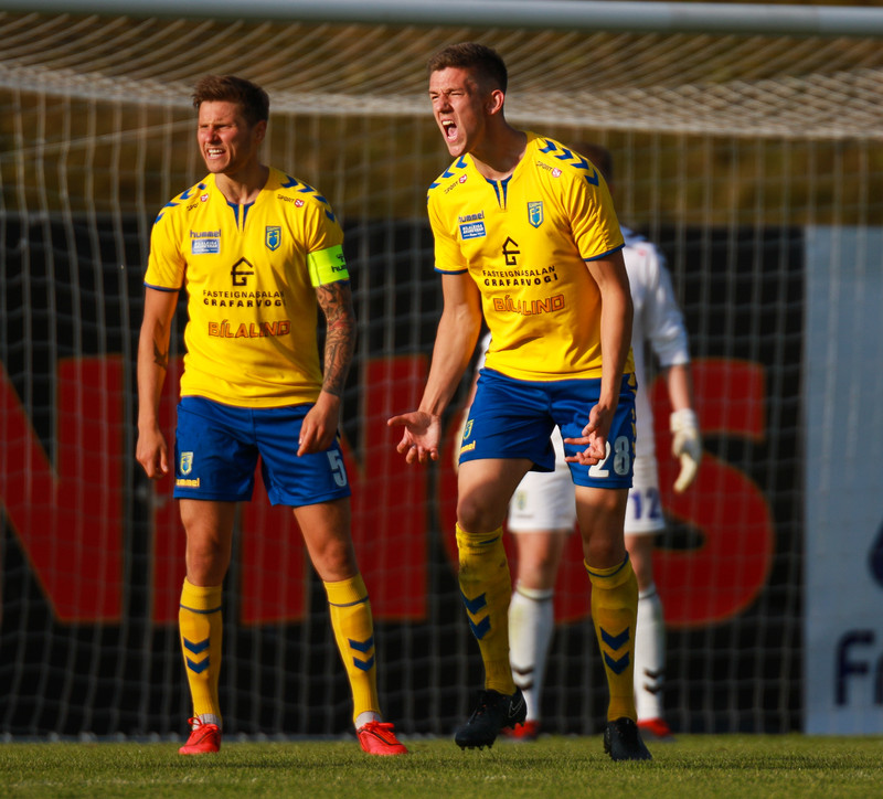Myndaveisla: Markalaust í toppslag Fjölnis og Gróttu