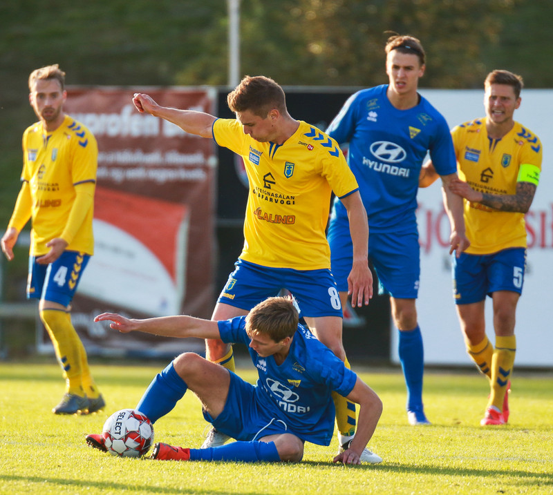 Myndaveisla: Markalaust í toppslag Fjölnis og Gróttu