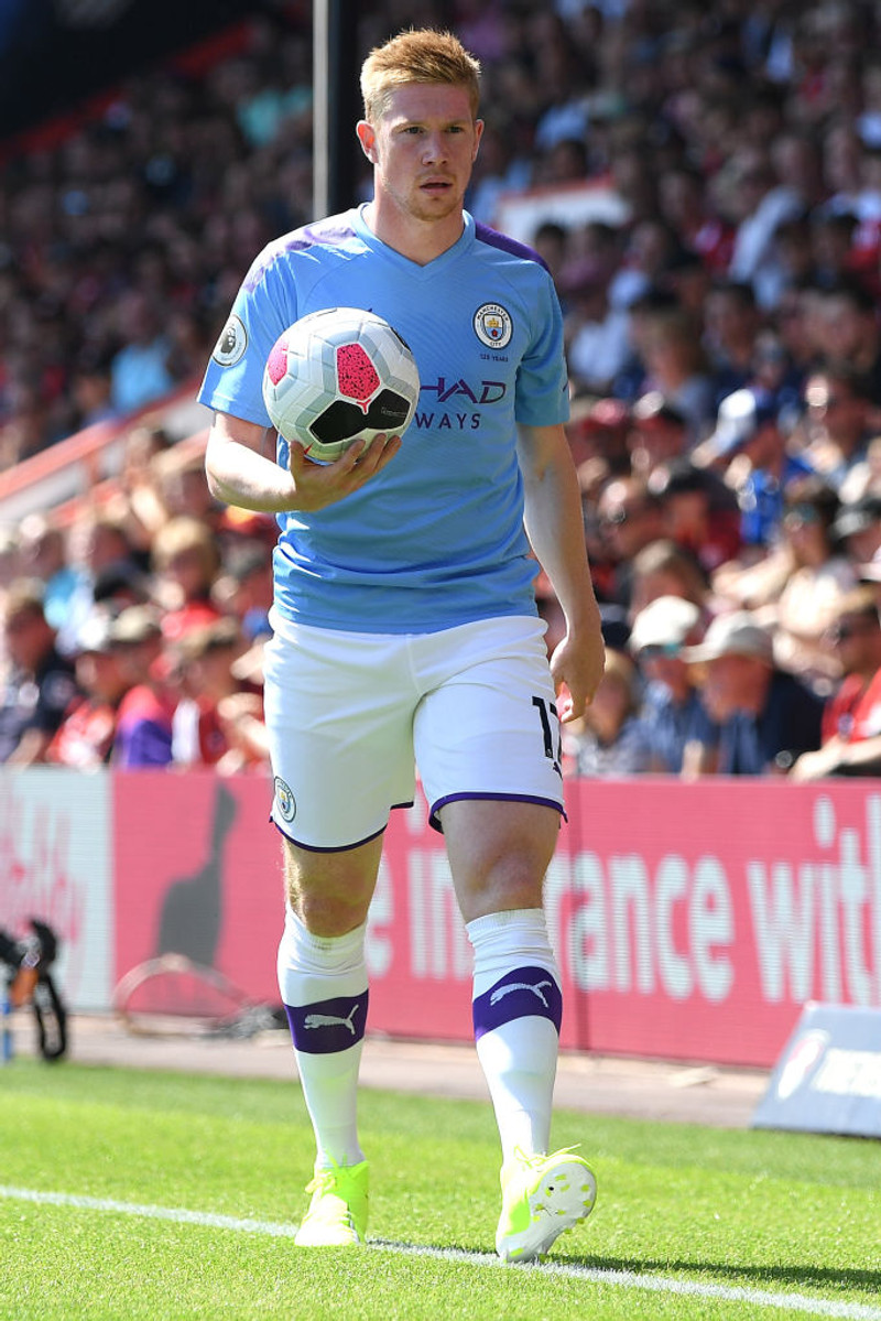 Kevin de Bruyne byrjar hjá Manchester City.