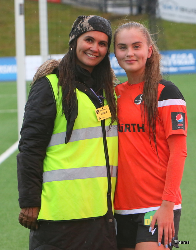 Kolbrún Hrund Sigurgeirsdóttir (til vinstri).