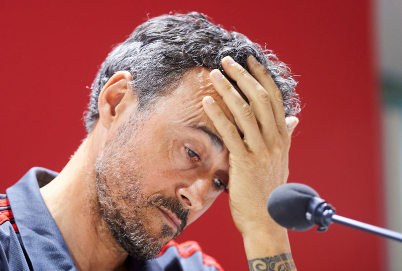 Luis Enrique, þjálfari Spánar.