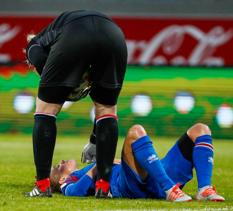 Sif hefur glímt við meiðsli að undanförnu en segist í viðtalinu vera nokkuð góð núna.