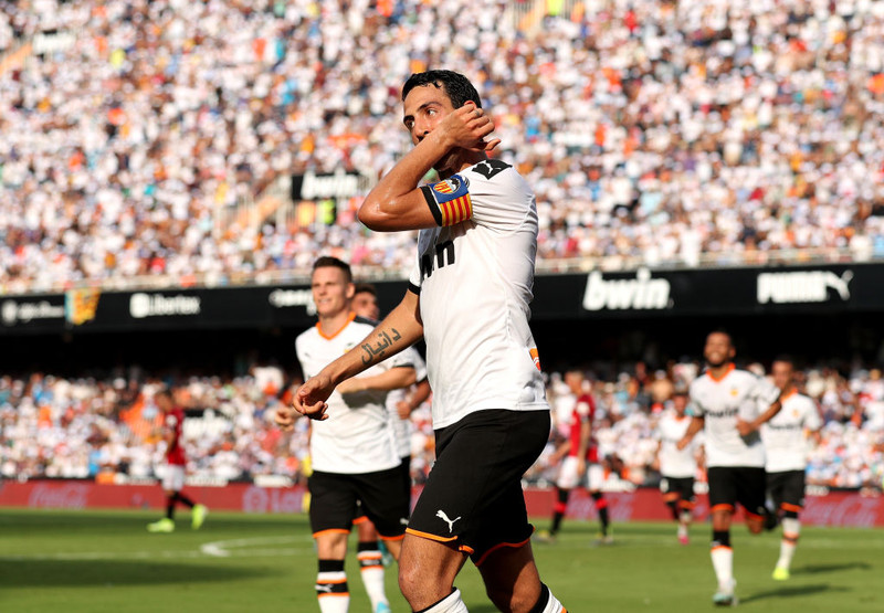 Dani Parejo bjargaði sínum mönnum með mögnuðu marki beint úr aukaspyrnu.
