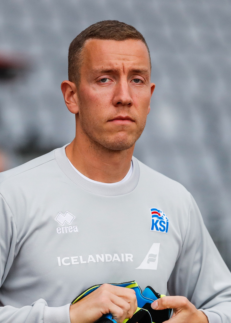 Myndaveisla frá æfingu Íslands fyrir Moldóva leikinn