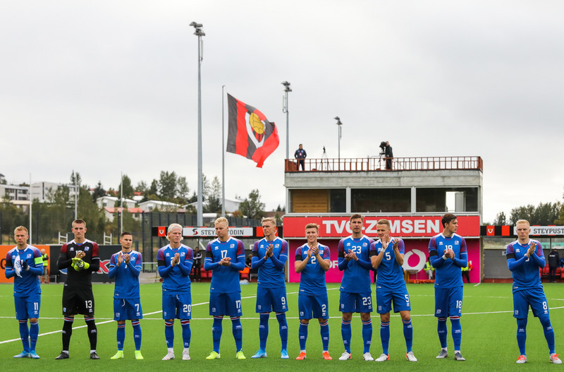 Myndaveisla frá sigri U21 á Lúxemborg í Víkinni