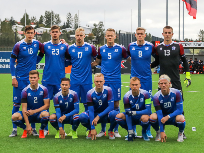 Myndaveisla frá sigri U21 á Lúxemborg í Víkinni