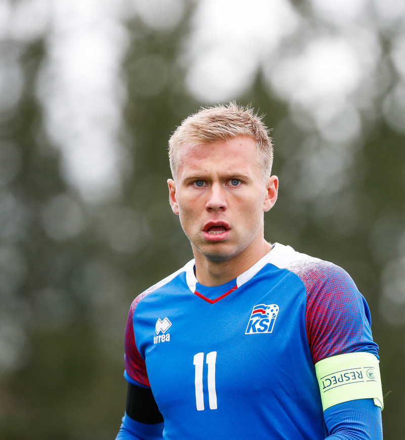Myndaveisla frá sigri U21 á Lúxemborg í Víkinni