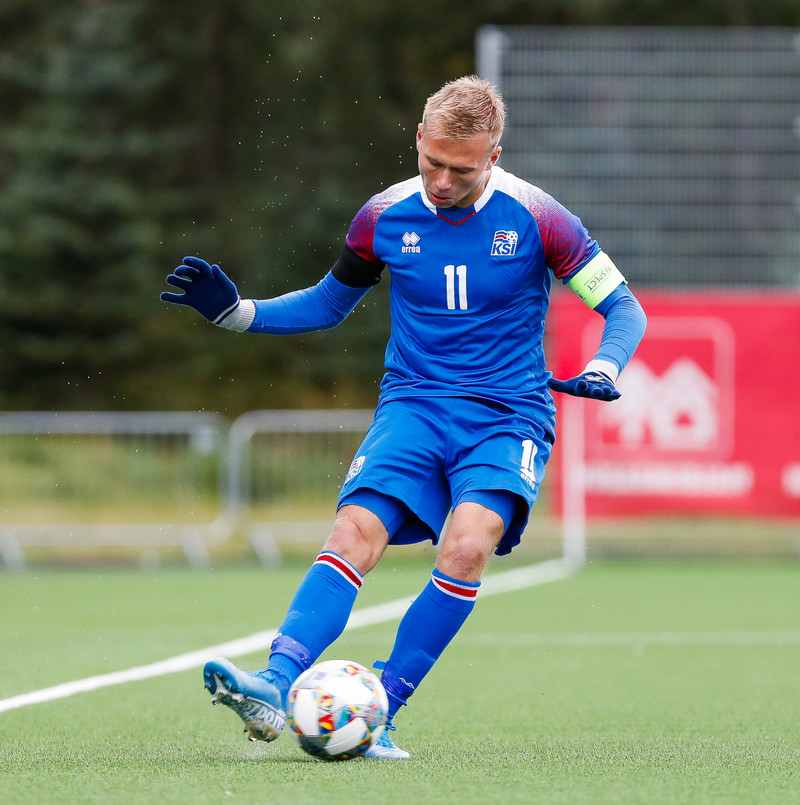 Myndaveisla frá sigri U21 á Lúxemborg í Víkinni