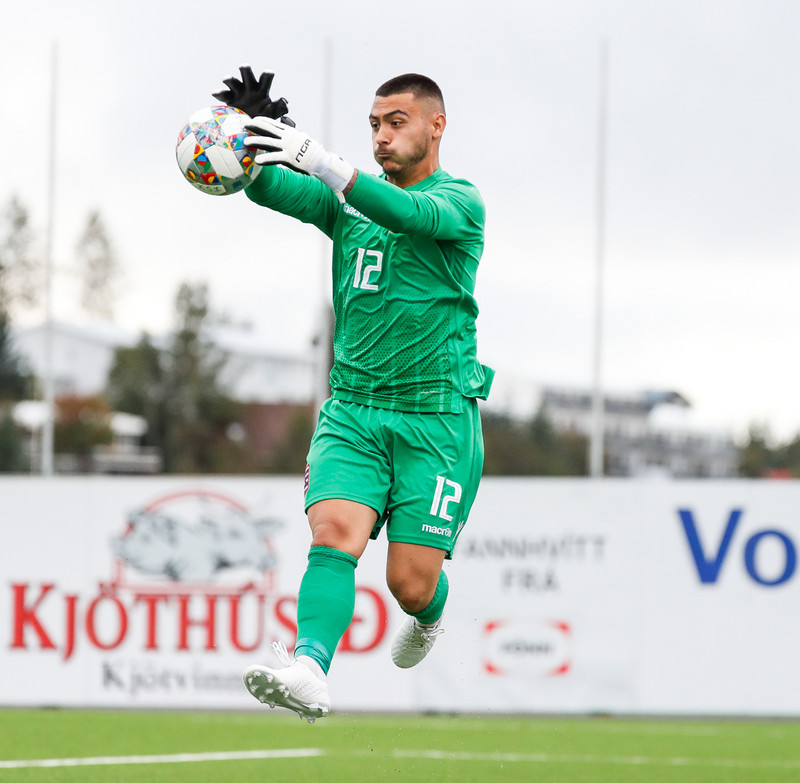 Myndaveisla frá sigri U21 á Lúxemborg í Víkinni
