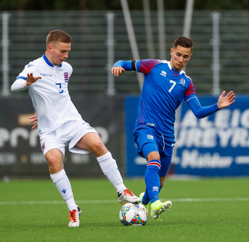 Myndaveisla frá sigri U21 á Lúxemborg í Víkinni