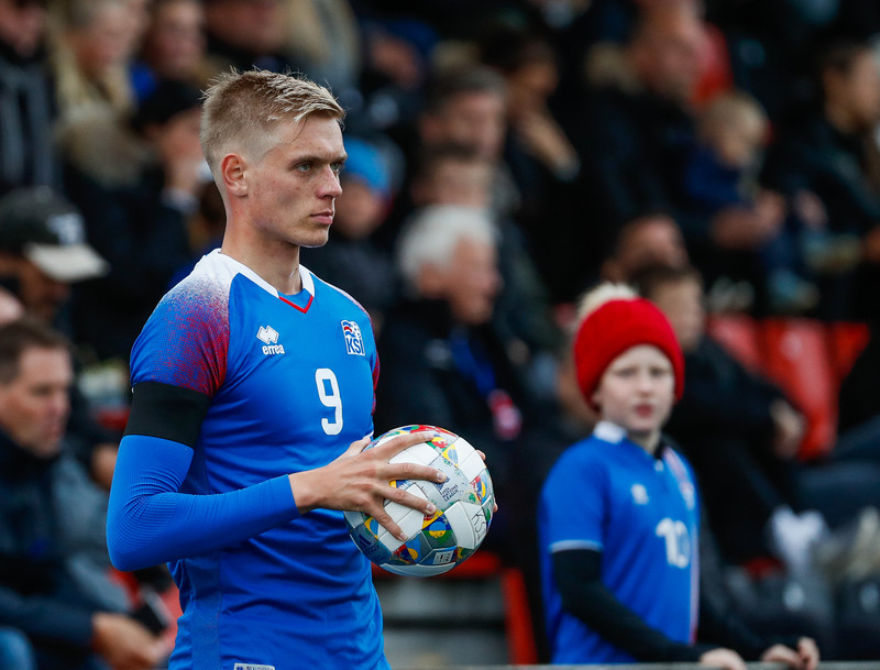 Myndaveisla frá sigri U21 á Lúxemborg í Víkinni