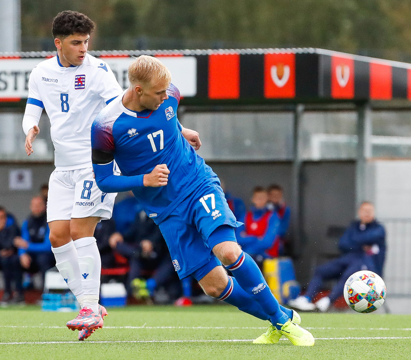 Myndaveisla frá sigri U21 á Lúxemborg í Víkinni