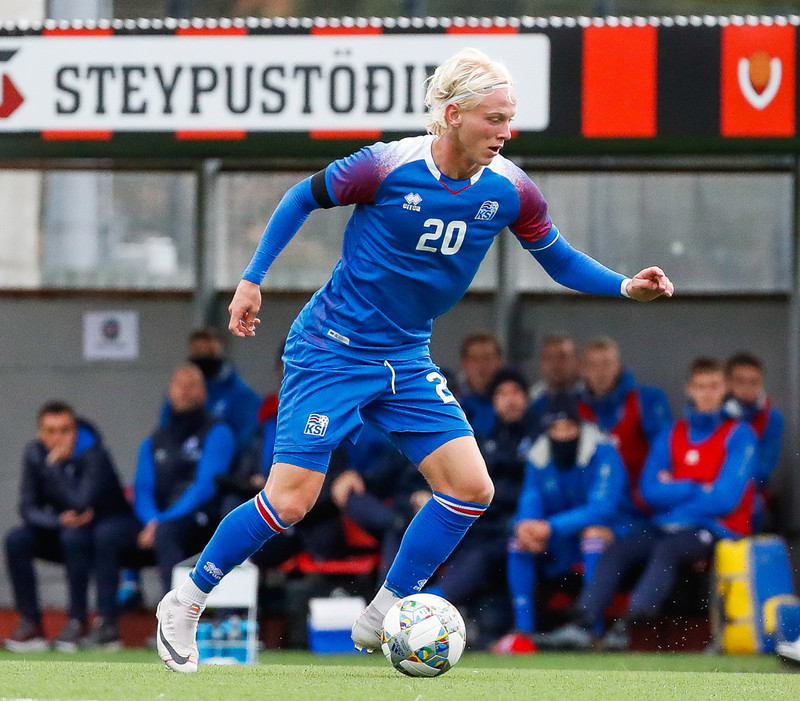 Myndaveisla frá sigri U21 á Lúxemborg í Víkinni