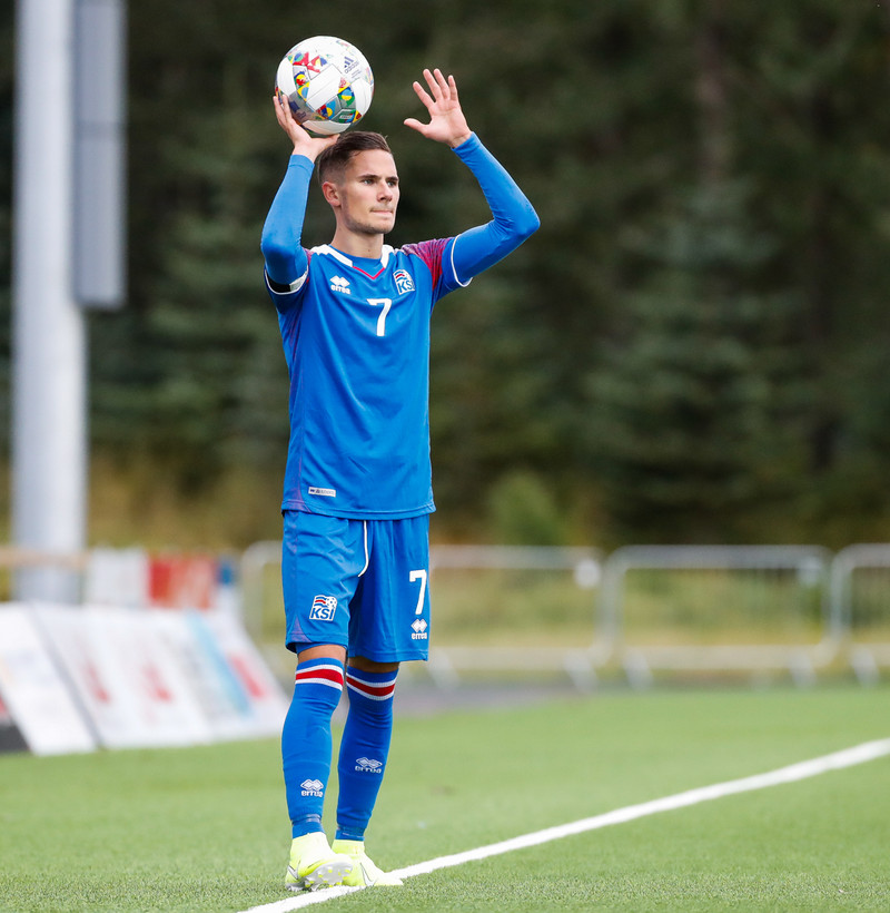 Myndaveisla frá sigri U21 á Lúxemborg í Víkinni