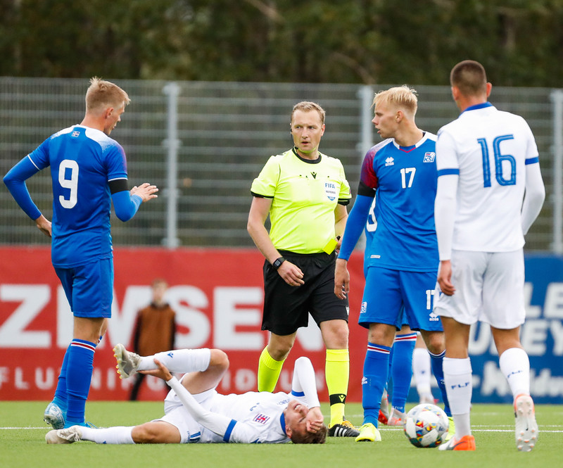 Myndaveisla frá sigri U21 á Lúxemborg í Víkinni