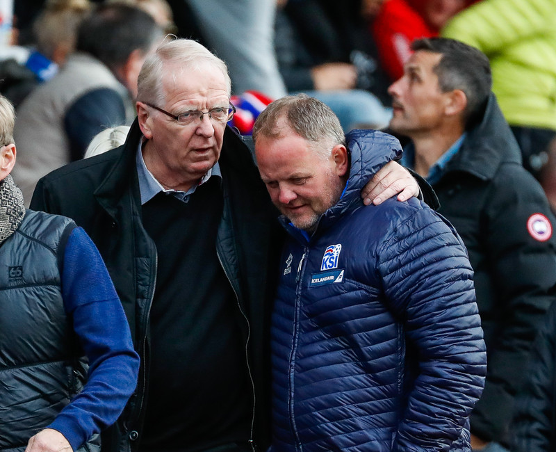 Myndaveisla frá sigri U21 á Lúxemborg í Víkinni