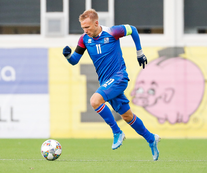 Myndaveisla frá sigri U21 á Lúxemborg í Víkinni